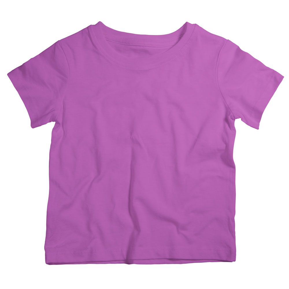 Twinkle Hands - Basic Cotton T-Shirt - Purple