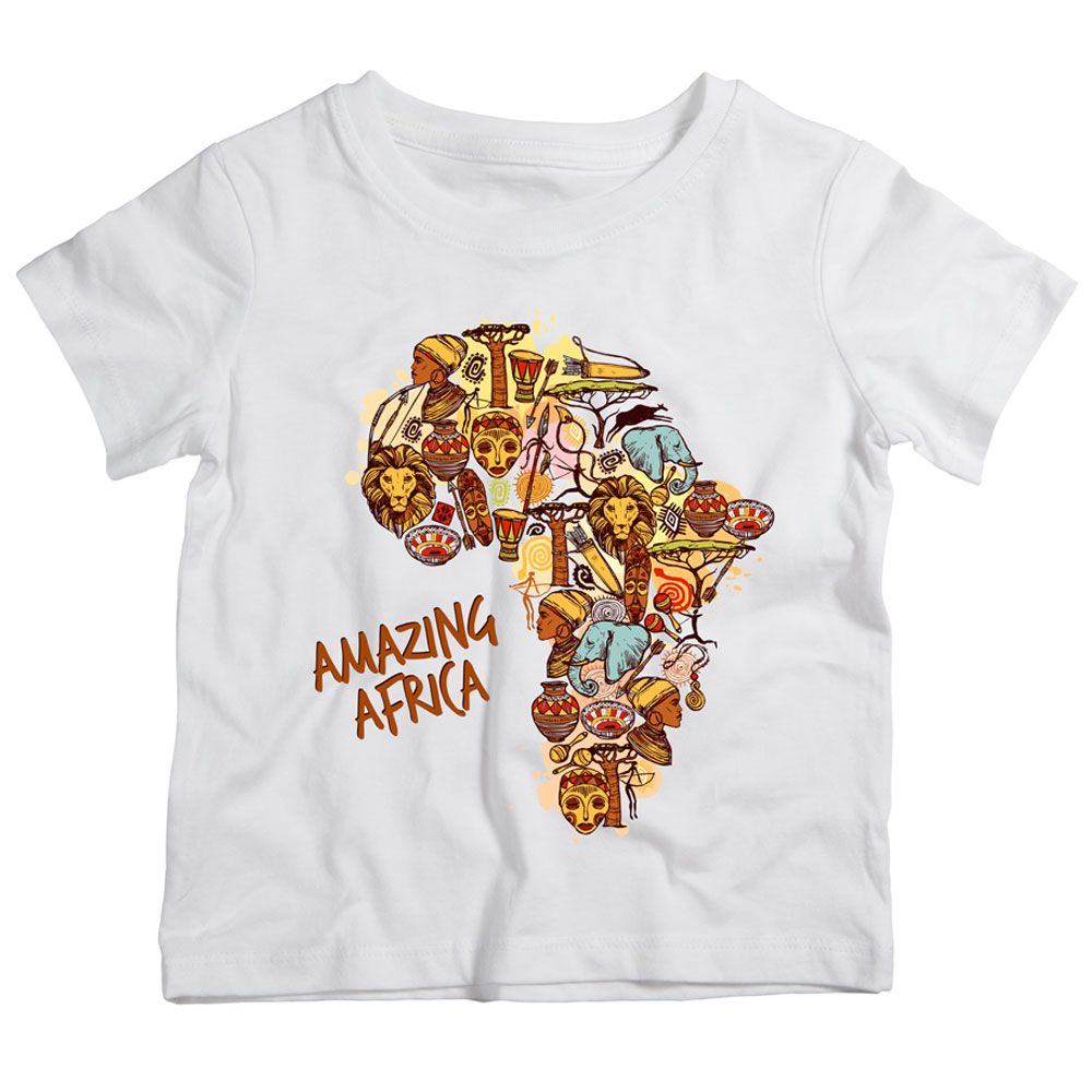 Twinkle Hands - Amazing Africa T-Shirt - White