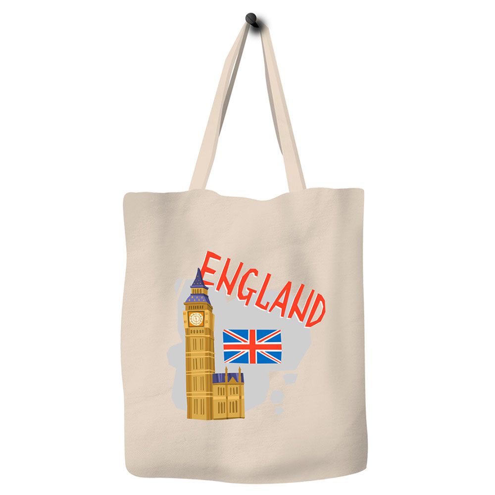 Save The Ocean - England Canvas Tote Bag