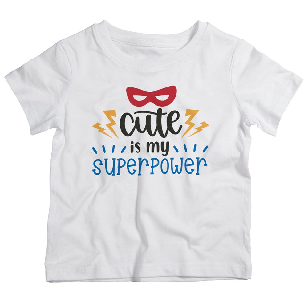 Twinkle Hands - Cute Is My Superpower T-Shirt - White