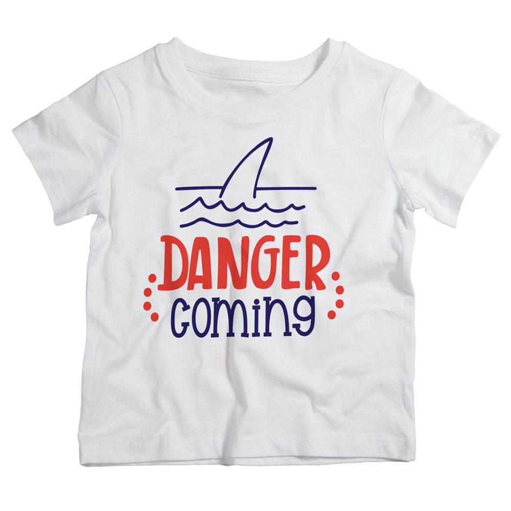 Twinkle Hands - Danger Coming T-Shirt - White