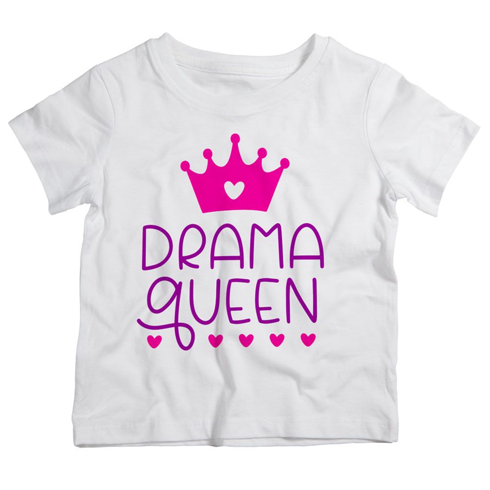 Twinkle Hands - Drama Queen T-Shirt - White