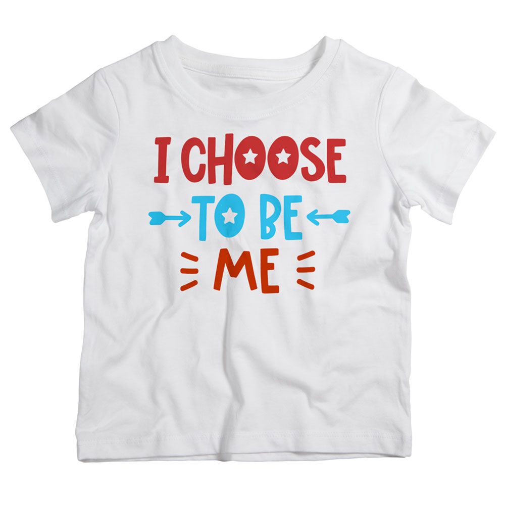 Twinkle Hands - I Choose To Be Me T-Shirt - White