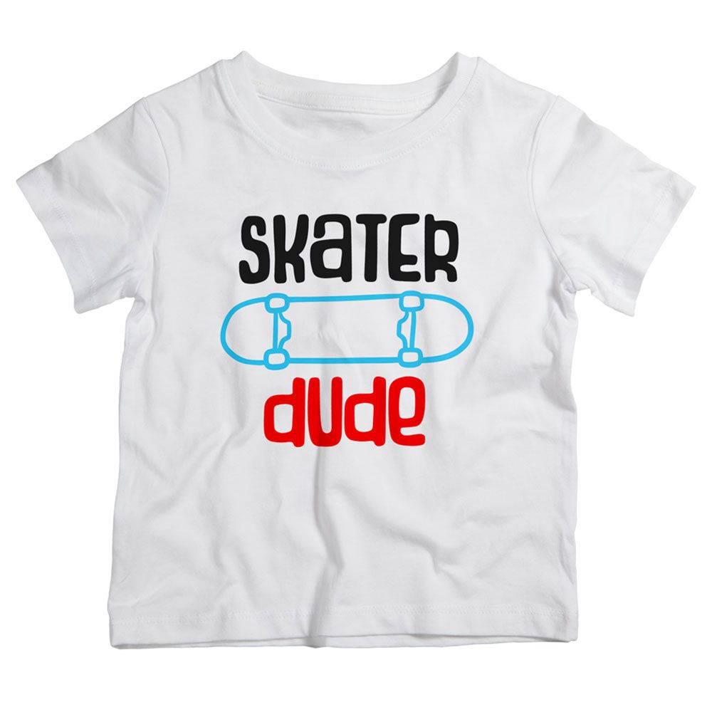 Twinkle Hands - Skater Dude T-Shirt - White