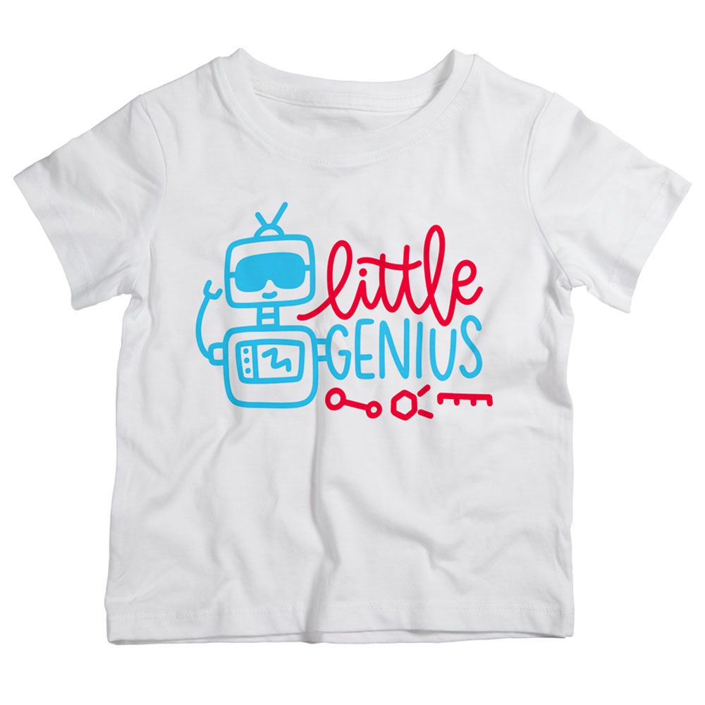 Twinkle Hands - Little Genius T-Shirt - White