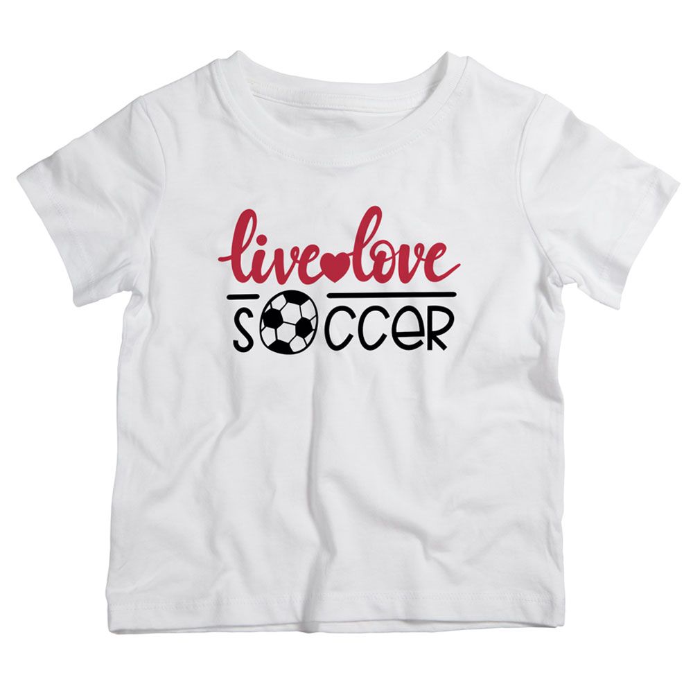 Twinkle Hands - Live Love Soccer T-Shirt - White