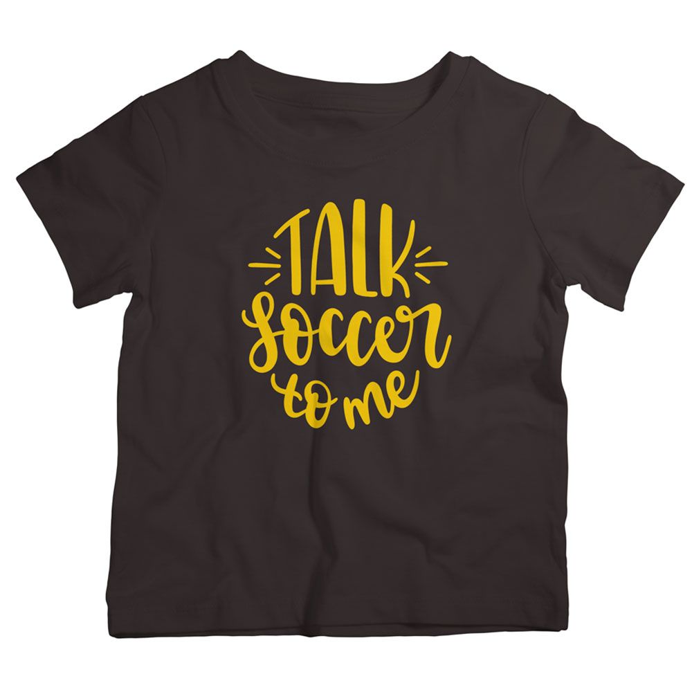 Twinkle Hands - Talk Soccer To Me T-Shirt - Black