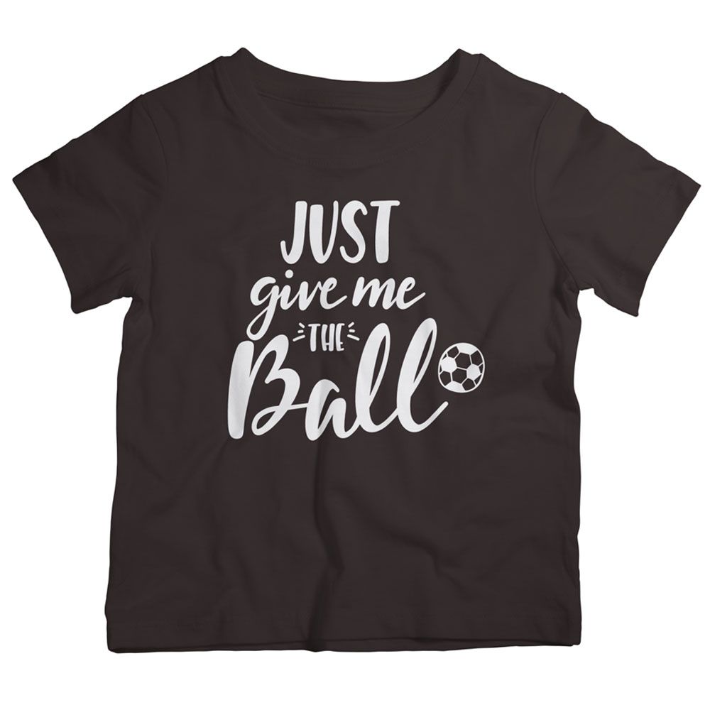 Twinkle Hands - Just Give Me The Ball T-Shirt - Black