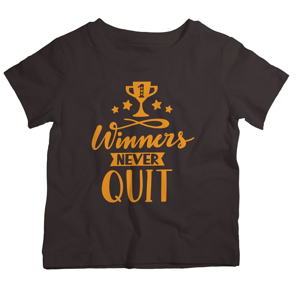 Twinkle Hands - Winner Never Quit T-Shirt - Black