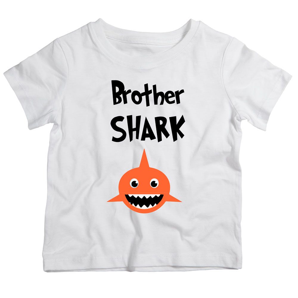 Twinkle Hands - Brother Shark T-Shirt - White