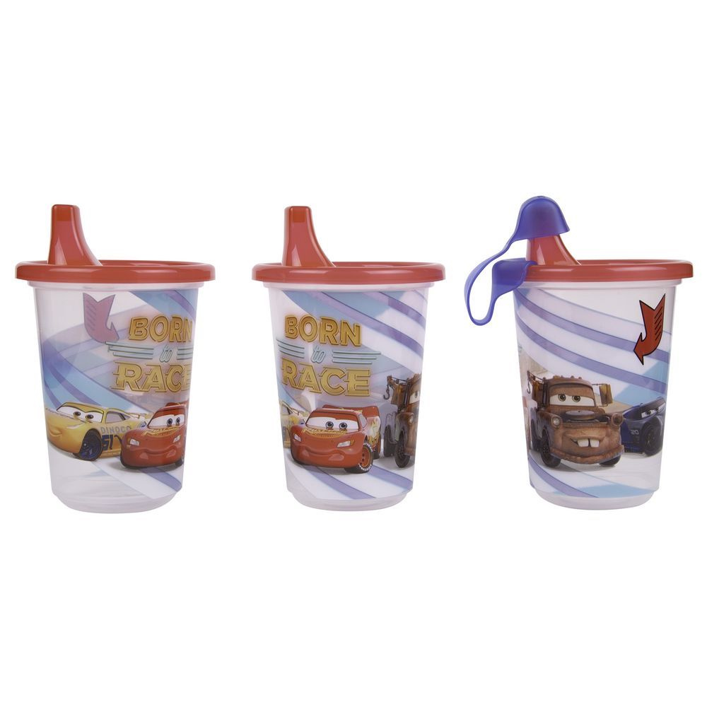 The First Years - Cars Take & Toss 10oz Sippy Cup - Pack of 3