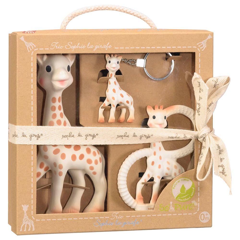 Vulli - Sophie La Girafe Trio So'Pure Teething Ring