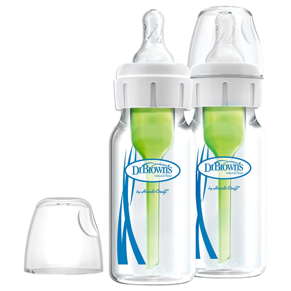 Dr. Brown's - Glass Narrow Options+ Bottle Pack of 2 - 120ml