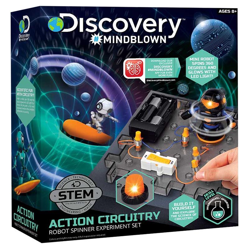 Discovery - Mindblown Toy Circuitry Experiment - Robot Spinner