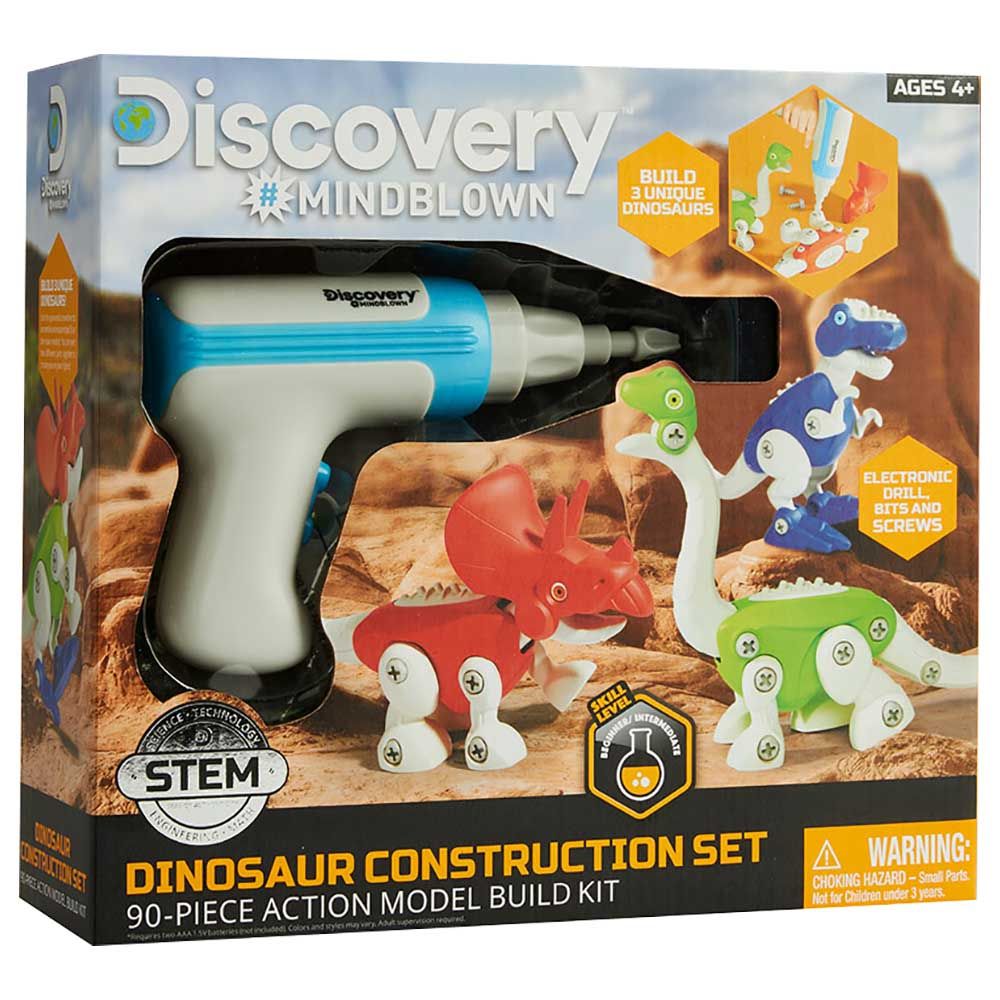 Discovery Mindblown - Dinosaur Construction Action Set - 90pcs