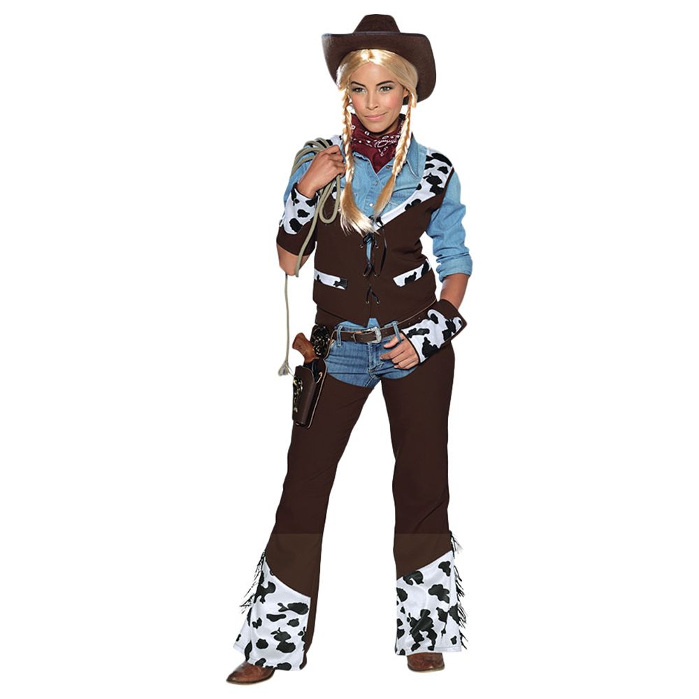 Mad Toys - Cowgirl Costume - Multicolour