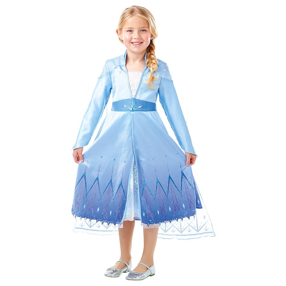 Rubie's - Frozen 2-Premium Elsa Dress Sky Blue-Ombre