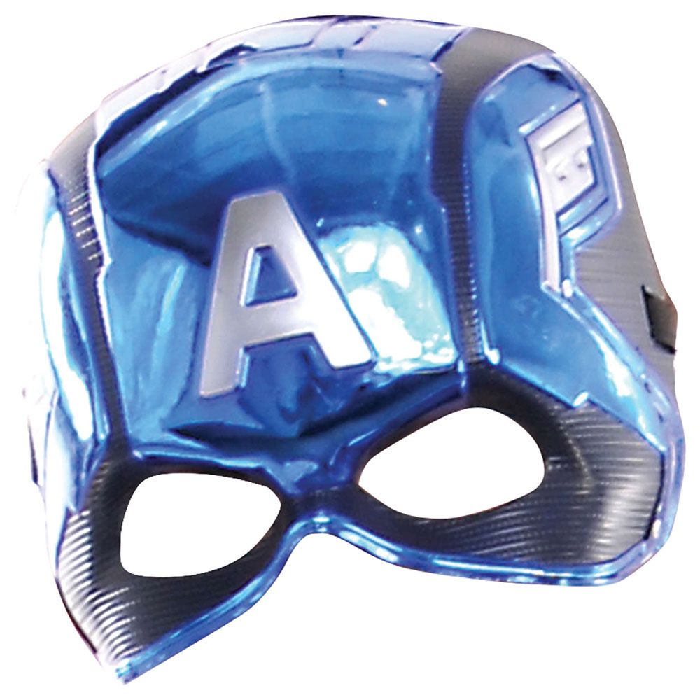 Rubies - Marvel Avengers Captain America Deluxe Child's Mask Blue