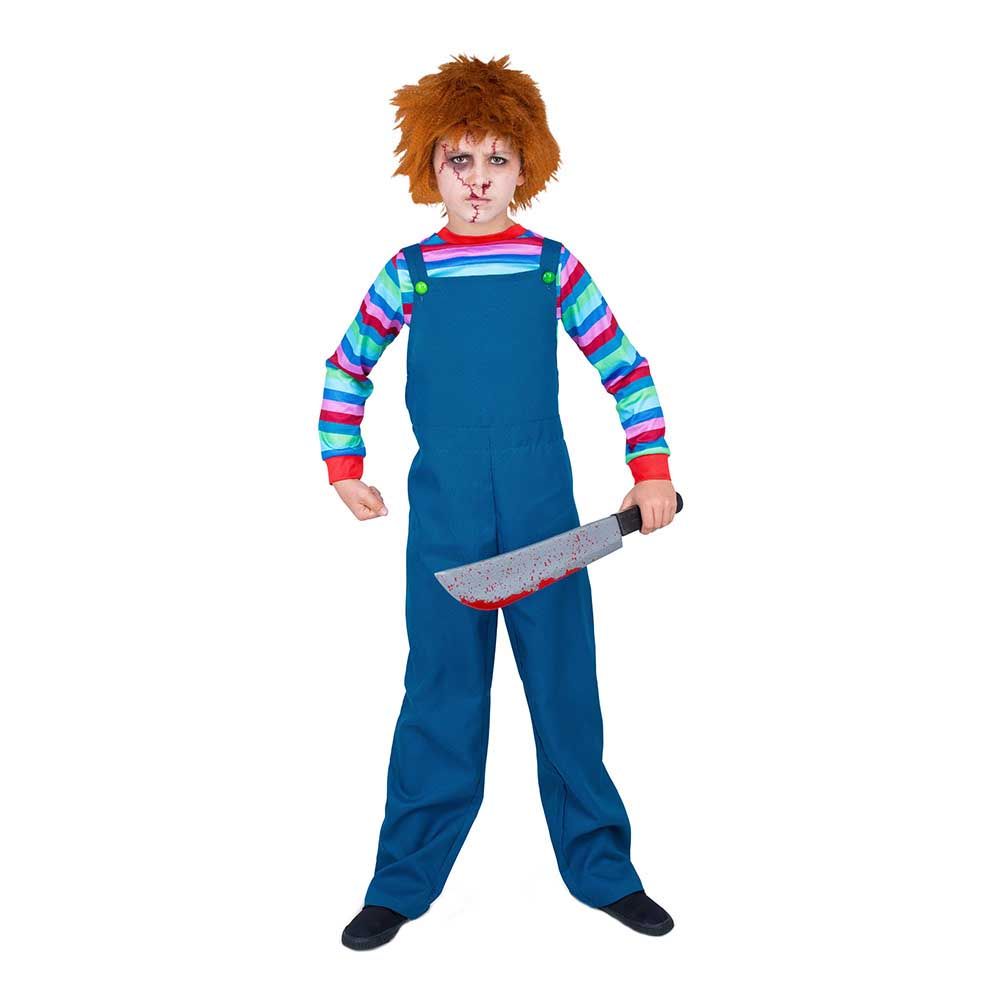 Mad Costumes - Evil Puppet Kids Halloween Costume - Blue