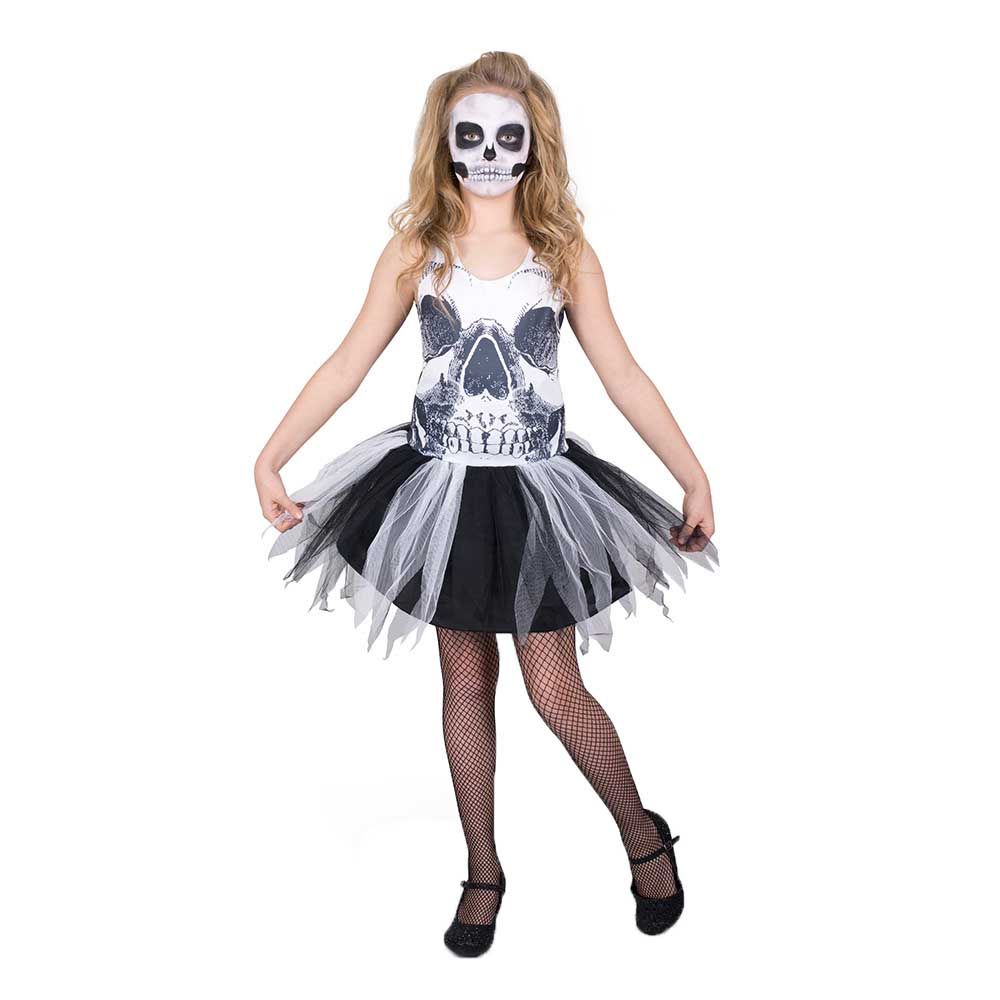 Mad Costumes - Skull Face Tutu Dress Costume - Black_M