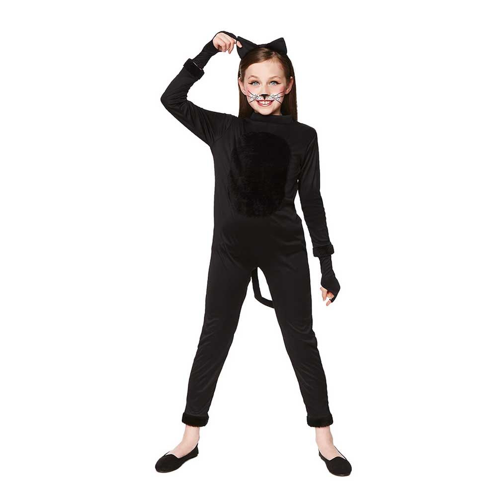 Mad Costumes - Halloween Cat Kids Halloween Costume - Black