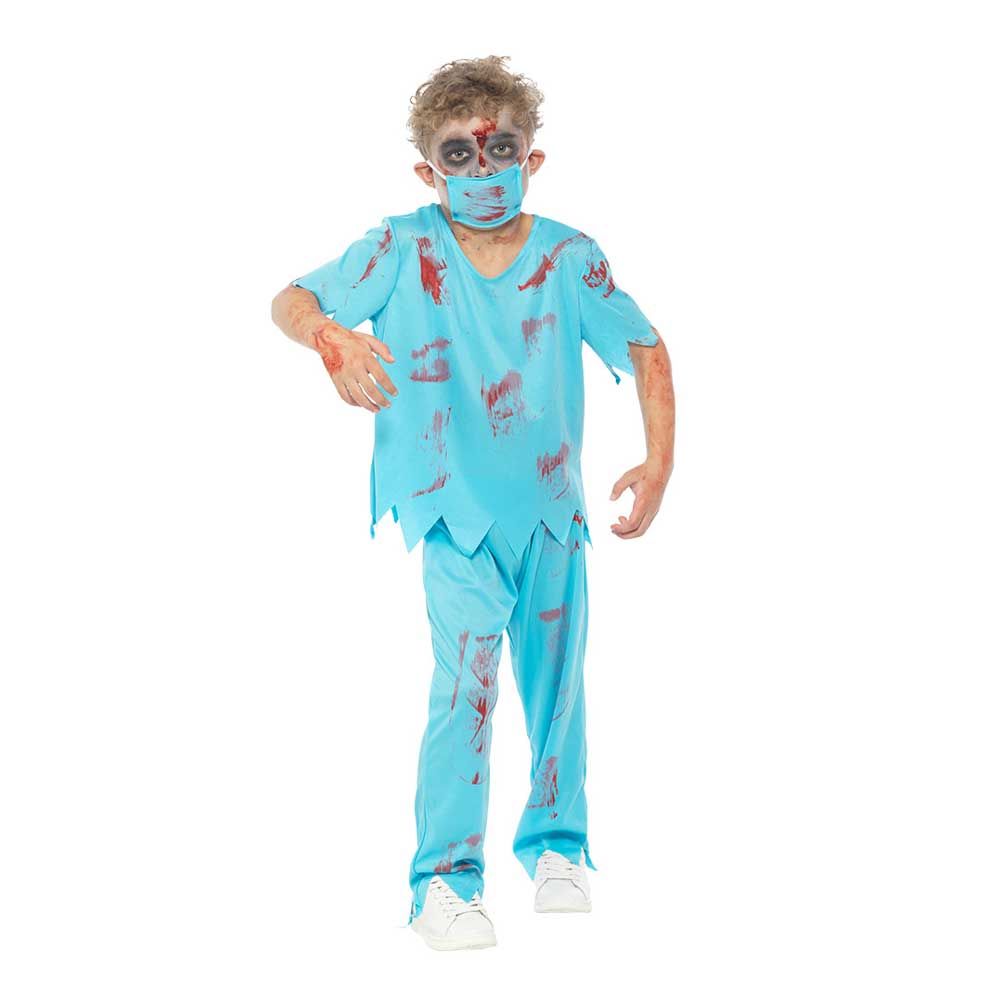 Mad Costumes - Zombie Surgeon Kids Halloween Costume - Blue