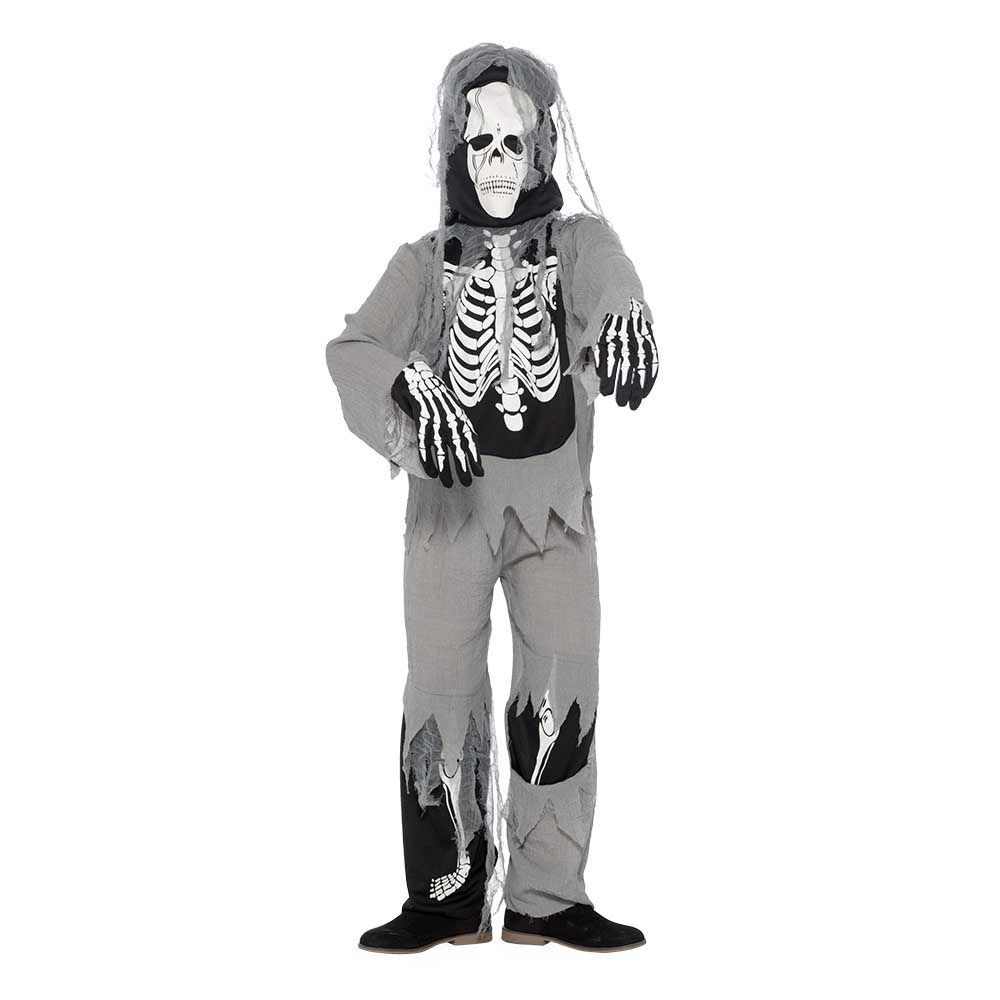 Mad Costumes - Ghostly Skeleton Kids Halloween Costume - Grey