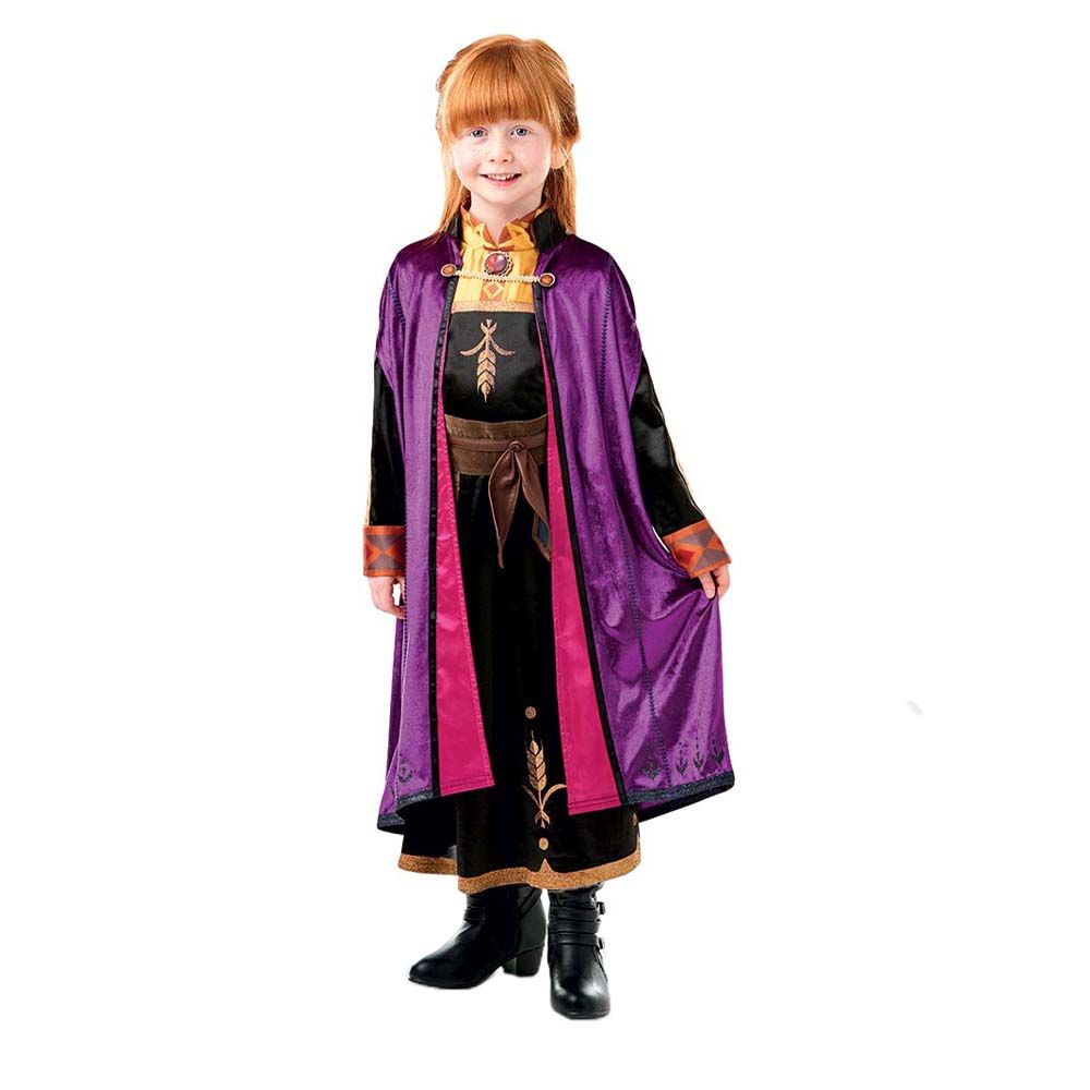 Rubies - Disney Frozen 2 Anna Travel Dress Child Costume - Black