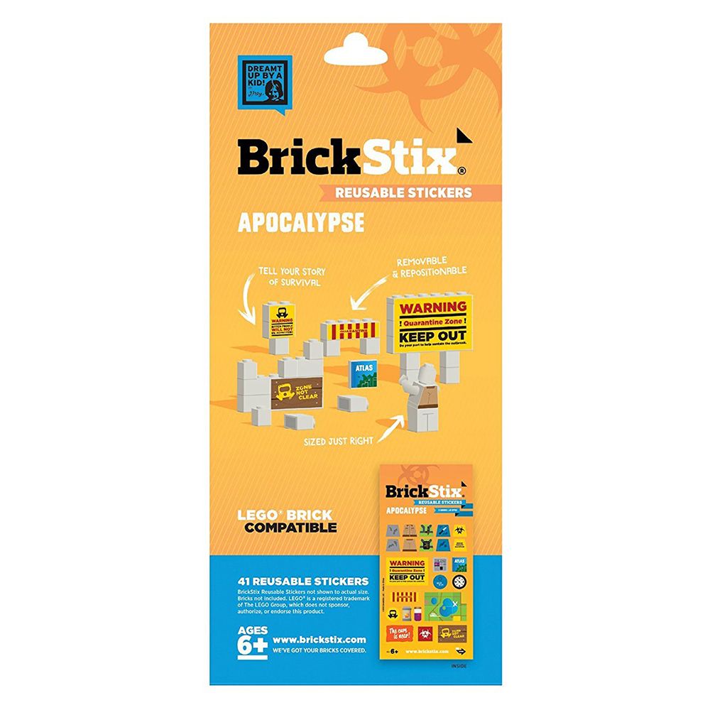 BrickStix - Apocalypse Reusable Stickers