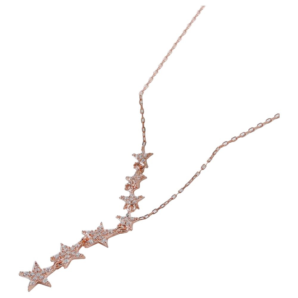 Mini Plum - Silver Shooting Stars Necklace - Gold