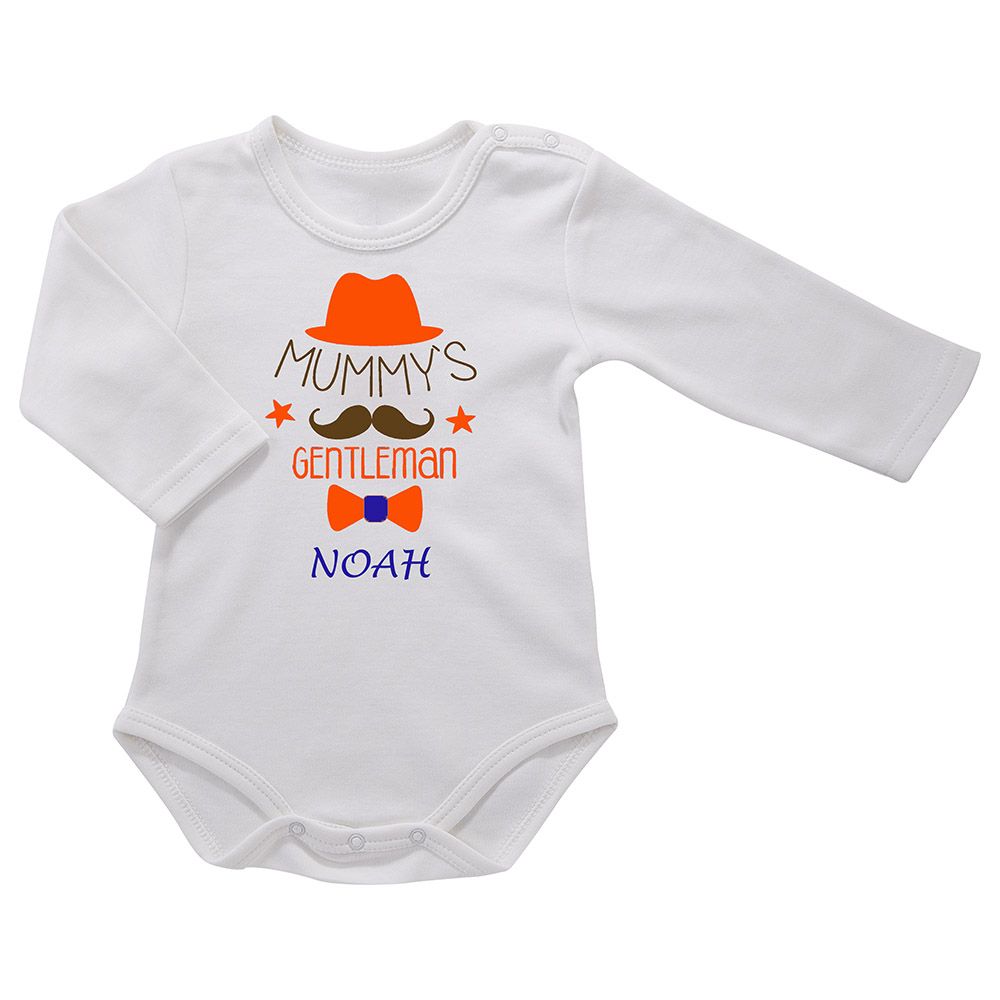 Mini Plum - Little Gent Personalized Baby Bodysuit