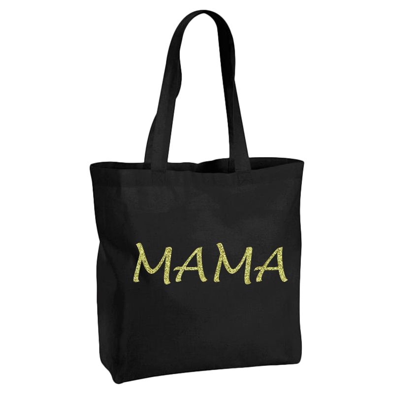 Mini Plum - Mama Tote Bag - Black