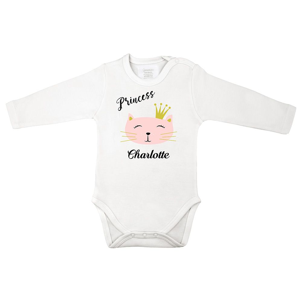 Mini Plum - Princess Personalized Baby Bodysuit