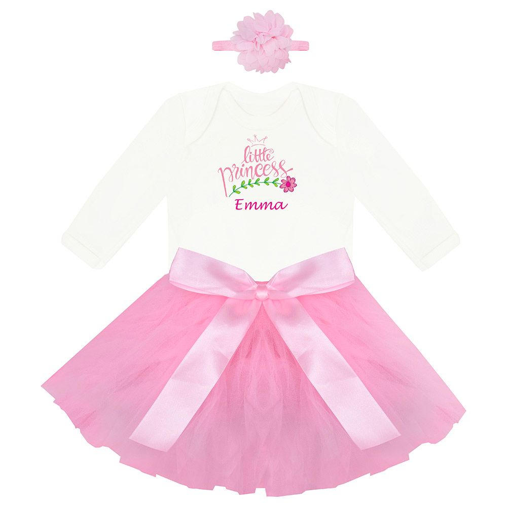 Mini Plum - Personalized Baby Princess Tutu Set